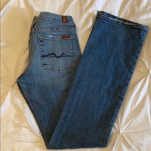 7 For All Mankind bootcut medium-wash jeans